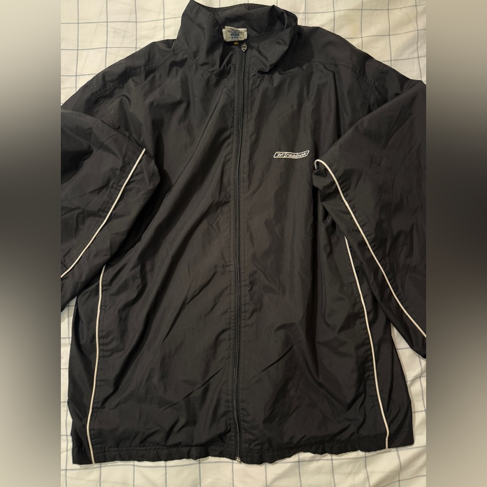 Reebok vintage Black Windbreaker